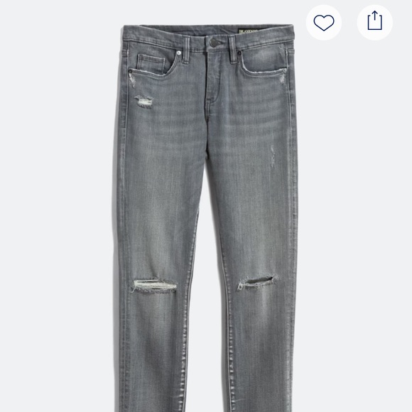 Blank NYC Gracen Mid Rise Distressed Frayed Hem Skinny Jean - Picture 5 of 6